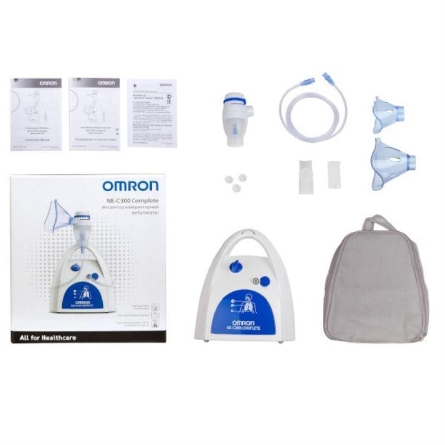 картинка Omron NE-C300 Complete ингалятор компрессорный (небулайзер) 3 в 1 от магазина Интерком-НН