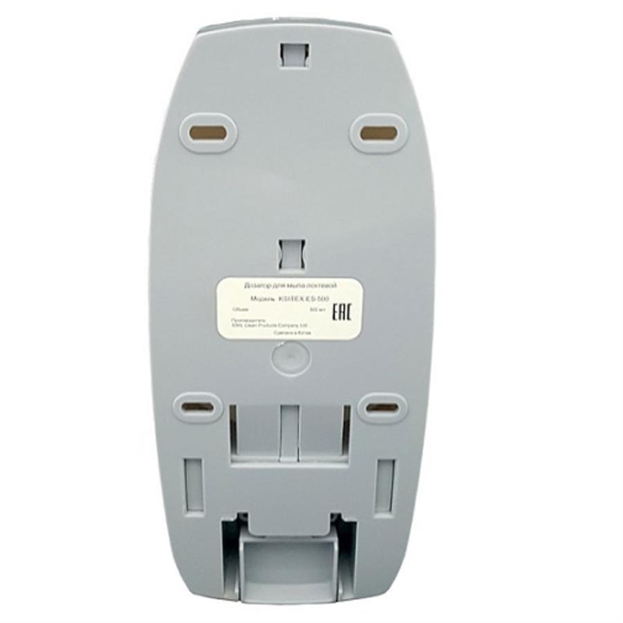 картинка Ksitex ES-500W Локтевой дозатор для жидкого мыла 500 мл, ударопрочный пластик от магазина Интерком-НН