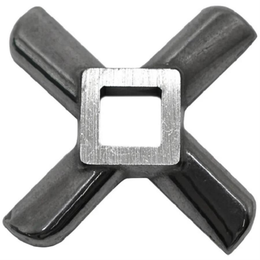 картинка Нож SS-193517-CH квадрат 10мм, диаметр 55мм, глубина 9,5мм для мясорубки Moulinex, Zelmer  от магазина Интерком-НН