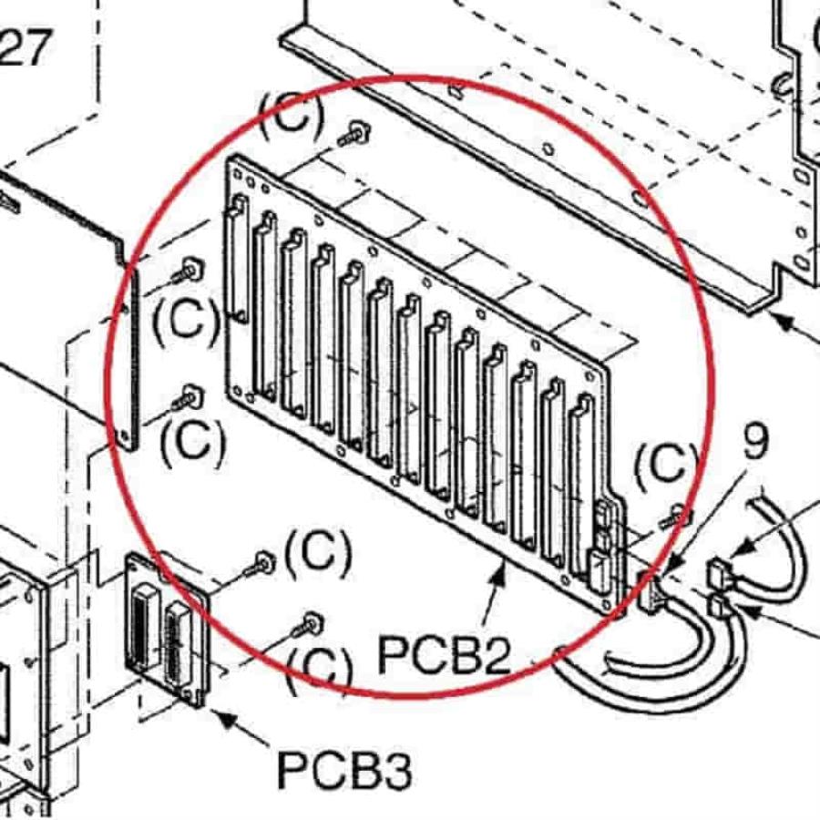 картинка Panasonic PSWP2DA600BX Плата для KX-TDA600 от магазина Интерком-НН
