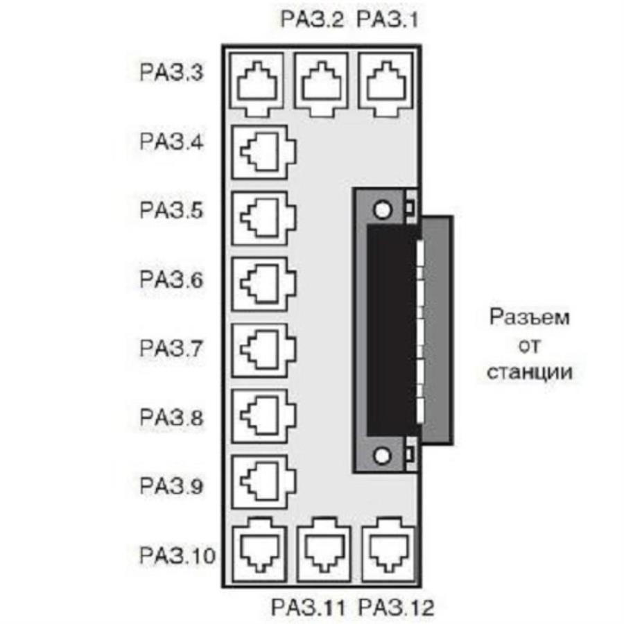 картинка Samsung KP12X-BM24-C Б/У 1NX-MDFCD (KP12X-BM24, RUA) кросс для плат расширения от магазина Интерком-НН
