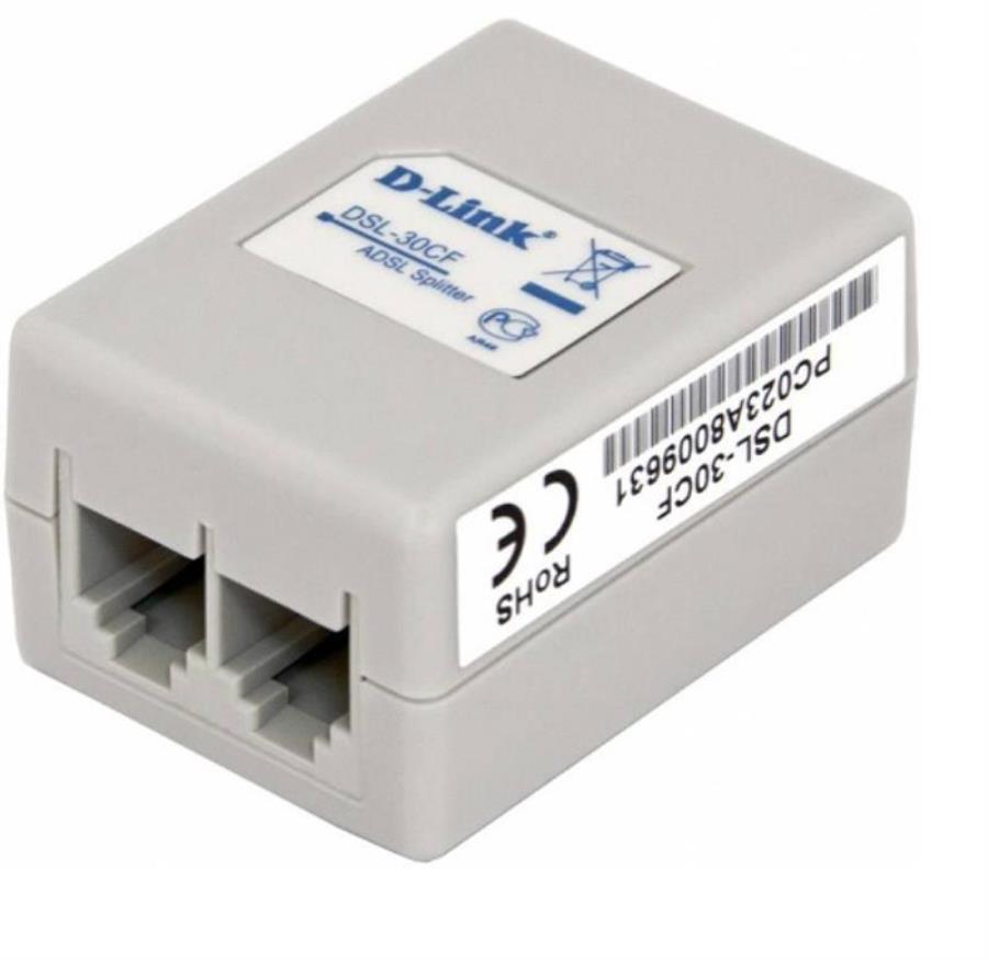 картинка DSL-30CF Сплиттер xDSL D-Link DSL-30CF/RS RJ-11 ADSL Annex A от магазина Интерком-НН