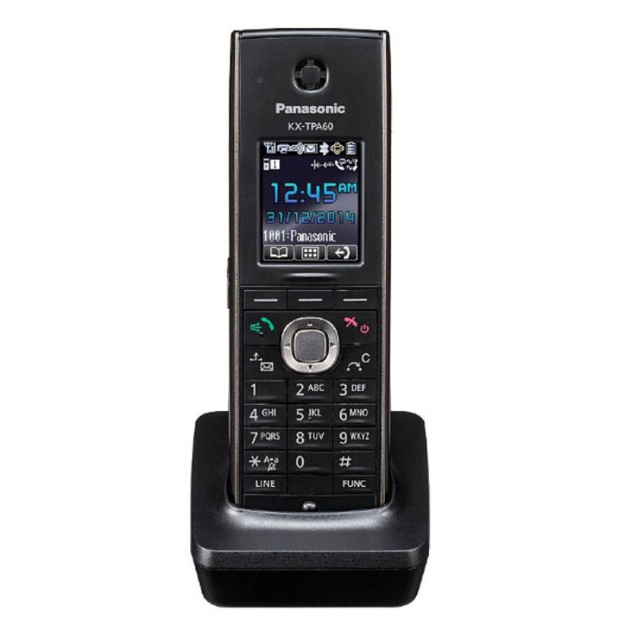 картинка Panasonic KX-TPA60RUB - Дополнительная трубка DECT (радиотелефон) , цвет: черный  от магазина Интерком-НН