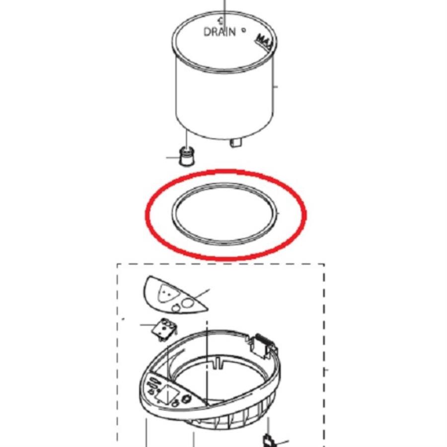 картинка Panasonic APH95-480-X0 Уплотнитель корпус-чаша для термопота NC-EH30P, NC-EH40P, NC-EM30P, NC-EM40P от магазина Интерком-НН
