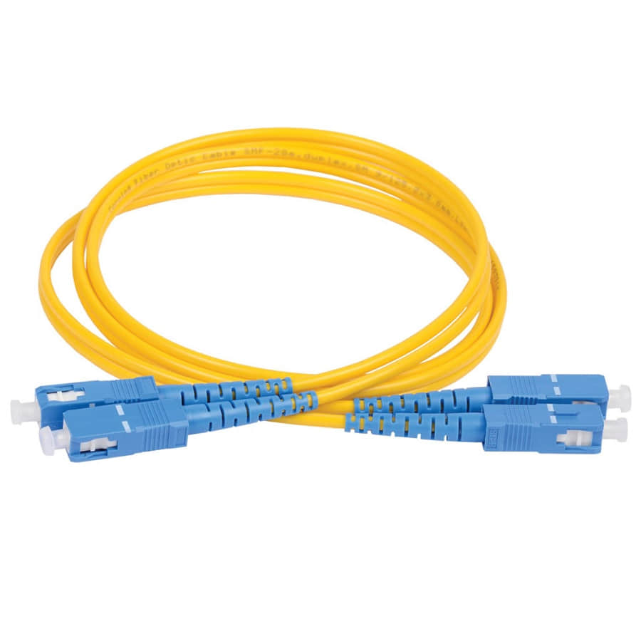 картинка Патч-корд оптический (optic patch cord) SC/UPC-SC/UPC SM 9/125мкм одномодовый (duplex) 10 метров от магазина Интерком-НН
