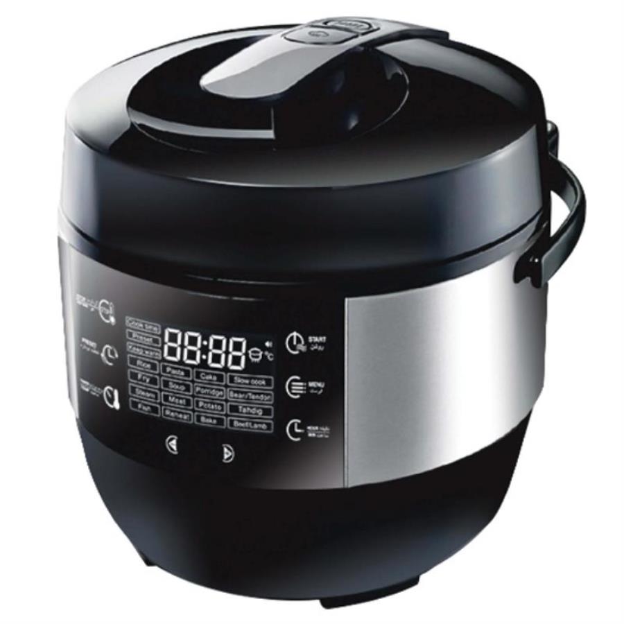 картинка Gemlux GL-PC-61 Мультиварка, 1000 Вт, 6 литров, цвет черный от магазина Интерком-НН