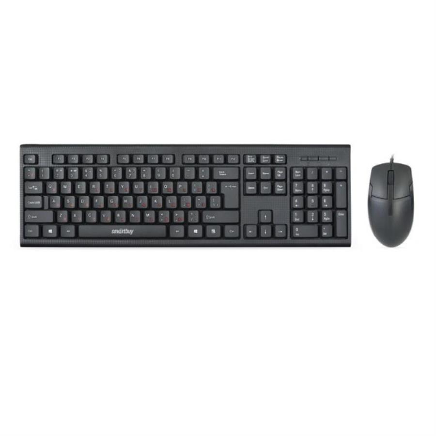 картинка SmartBuy Проводной комплект клавиатура и мышь (черный) SBC-227367-K от магазина Интерком-НН