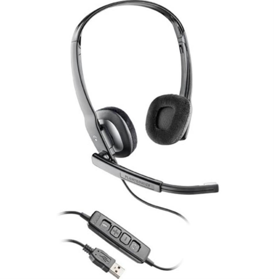картинка Plantronics PL-C220M Проводная гарнитура BlackWire USB  от магазина Интерком-НН