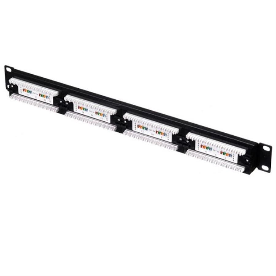 картинка Патч-панель UTP, 19", 24 порта RJ45, cat.5е, 1U, 110 Type, "L" LanCable  от магазина Интерком-НН