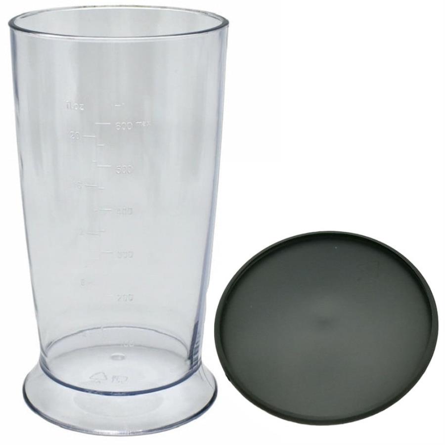 картинка Polaris PHB-1385-MSK стакан мерный 600мл с черной крышкой для блендера PHB 1385 от магазина Интерком-НН