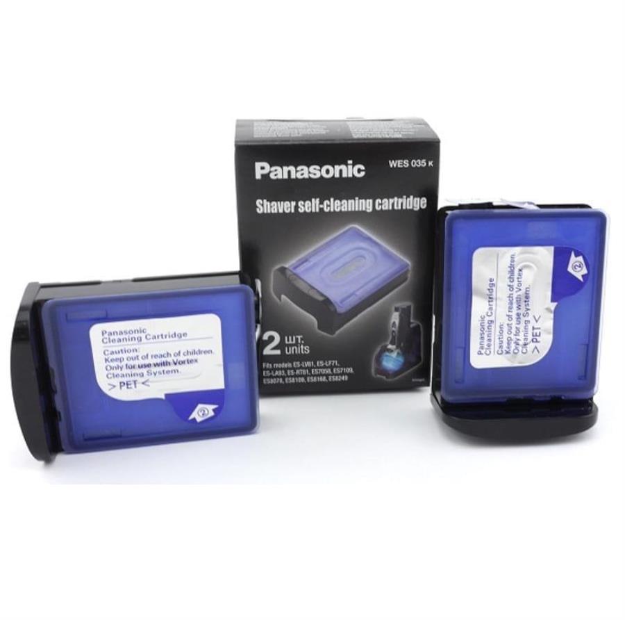 картинка Panasonic WES035K (WES035K, WES035K7771) касеты для чистки бритв ES7058, ES7109,  ES8078,  ES8109 от магазина Интерком-НН
