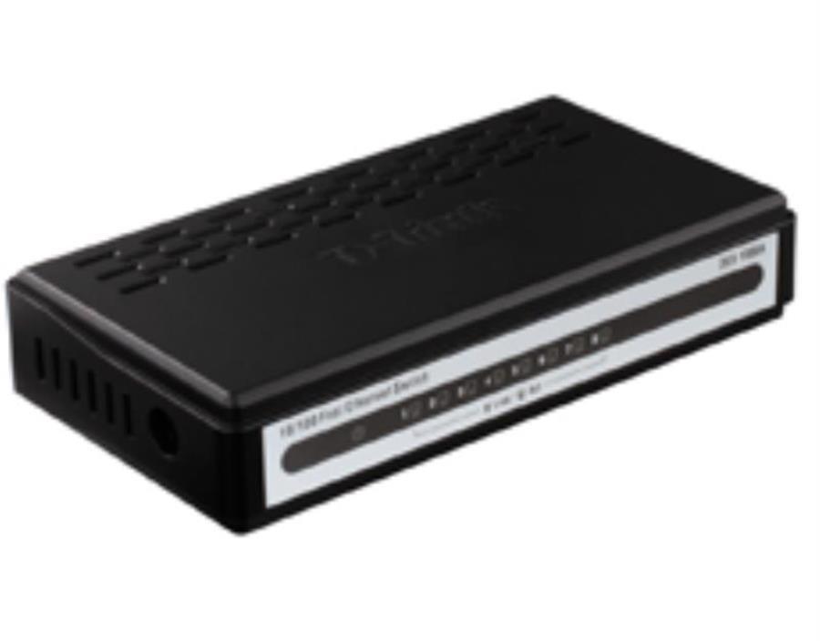 картинка D-Link DES-1008А/E1A D-Link Неуправляемый коммутатор с 8 портами 10/100Base-TX от магазина Интерком-НН