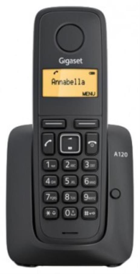 картинка Р/Телефон Dect Gigaset A120A RUS черный автооветчик АОН от магазина Интерком-НН