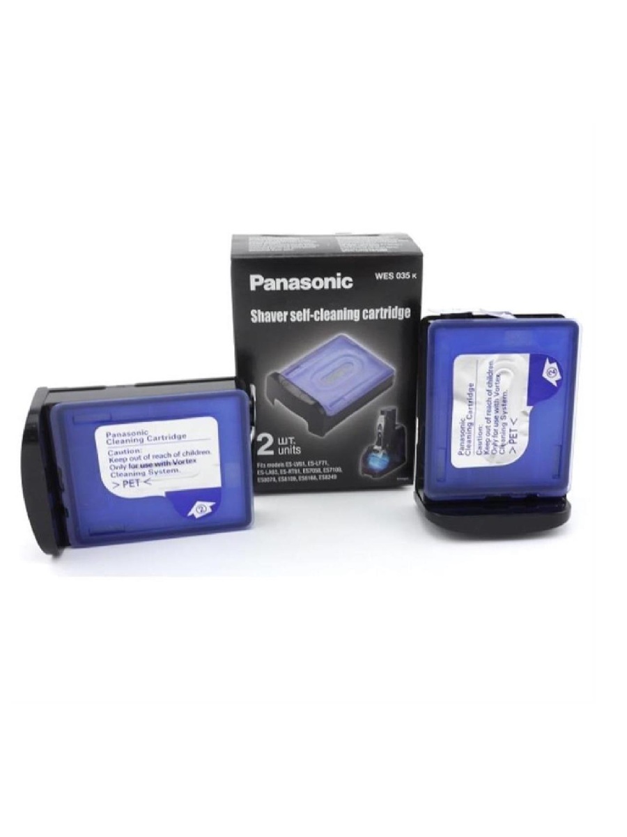 картинка Panasonic WES035K (WES035K, WES035K7771) касеты для чистки бритв ES7058, ES7109,  ES8078,  ES8109 от магазина Интерком-НН