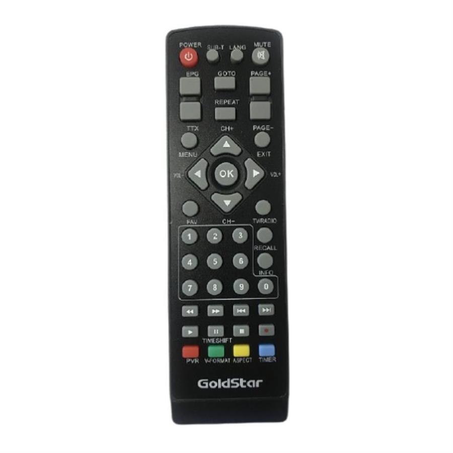 картинка Gold Star GS8833HD (17578) пульт для цифровой эфирной DVB-T2-приставки Gold Star  от магазина Интерком-НН