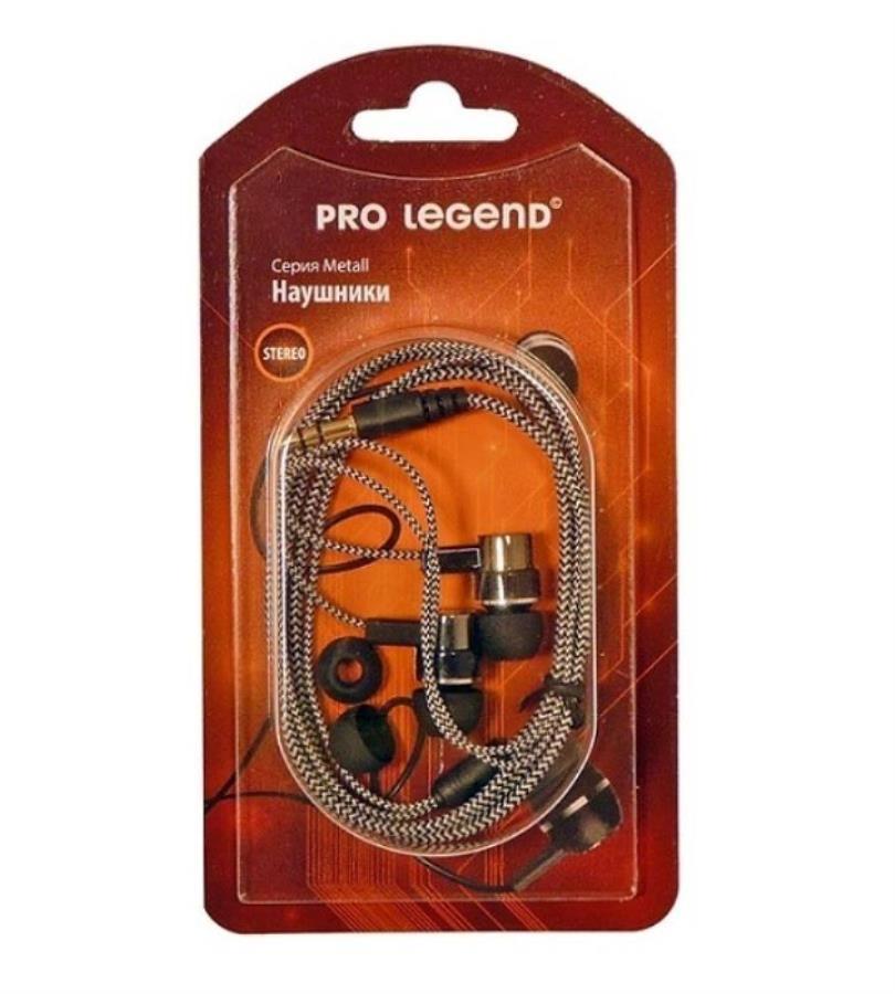 картинка Pro Legend Metall PL5004 Внутриканальные наушники, черно-белые от магазина Интерком-НН