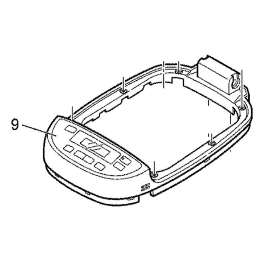 картинка Panasonic ADB03K189-W0 Верхняя рамка корпуса для хлебопечи SD-2510WTS от магазина Интерком-НН