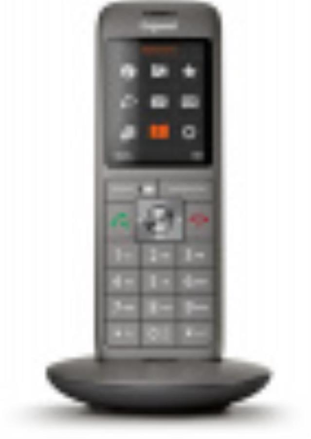 картинка Трубка доп. Dect Gigaset CL660HX HSB RUS черный для CL660 от магазина Интерком-НН