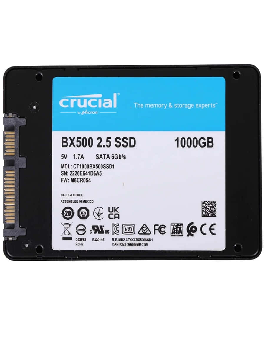 картинка SSD накопитель Crucial BX500 CT1000BX500SSD1 1Tb, 2.5", SATA III  от магазина Интерком-НН