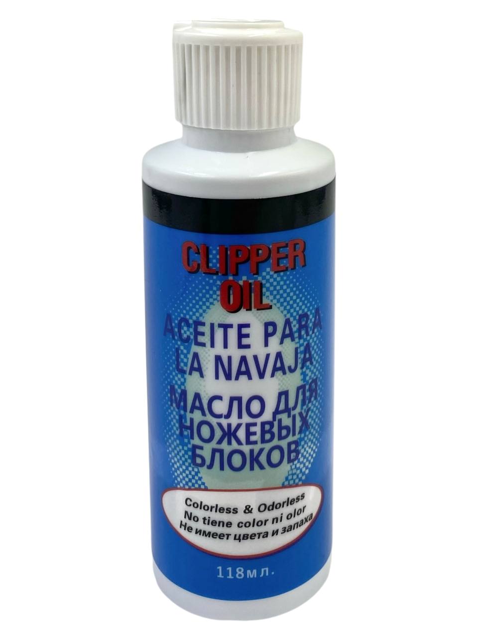 картинка Масло Clipper Oil для смазки и очистки ножевых блоков машинок для стрижки волос (118мл)  от магазина Интерком-НН