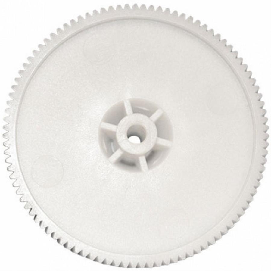 картинка Шестерня большая конусная D=82, H=23/10, d=6мм, 18 прямых и 99 косых зубьев для мясорубки Ротор от магазина Интерком-НН