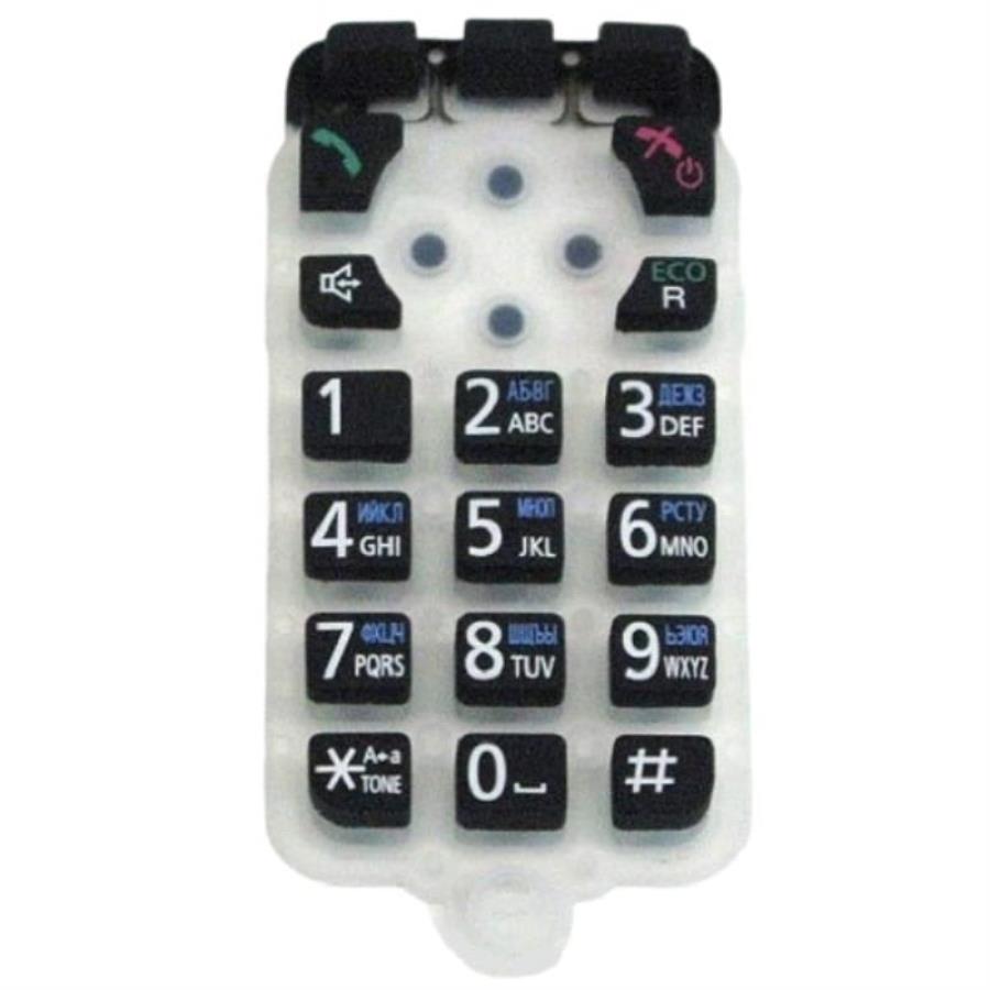 картинка Panasonic PNJK1072U Клавиатура трубки для радиотелефона KX-TGA650RUT, KX-TGA650RUM, KX-TGA651RUT от магазина Интерком-НН