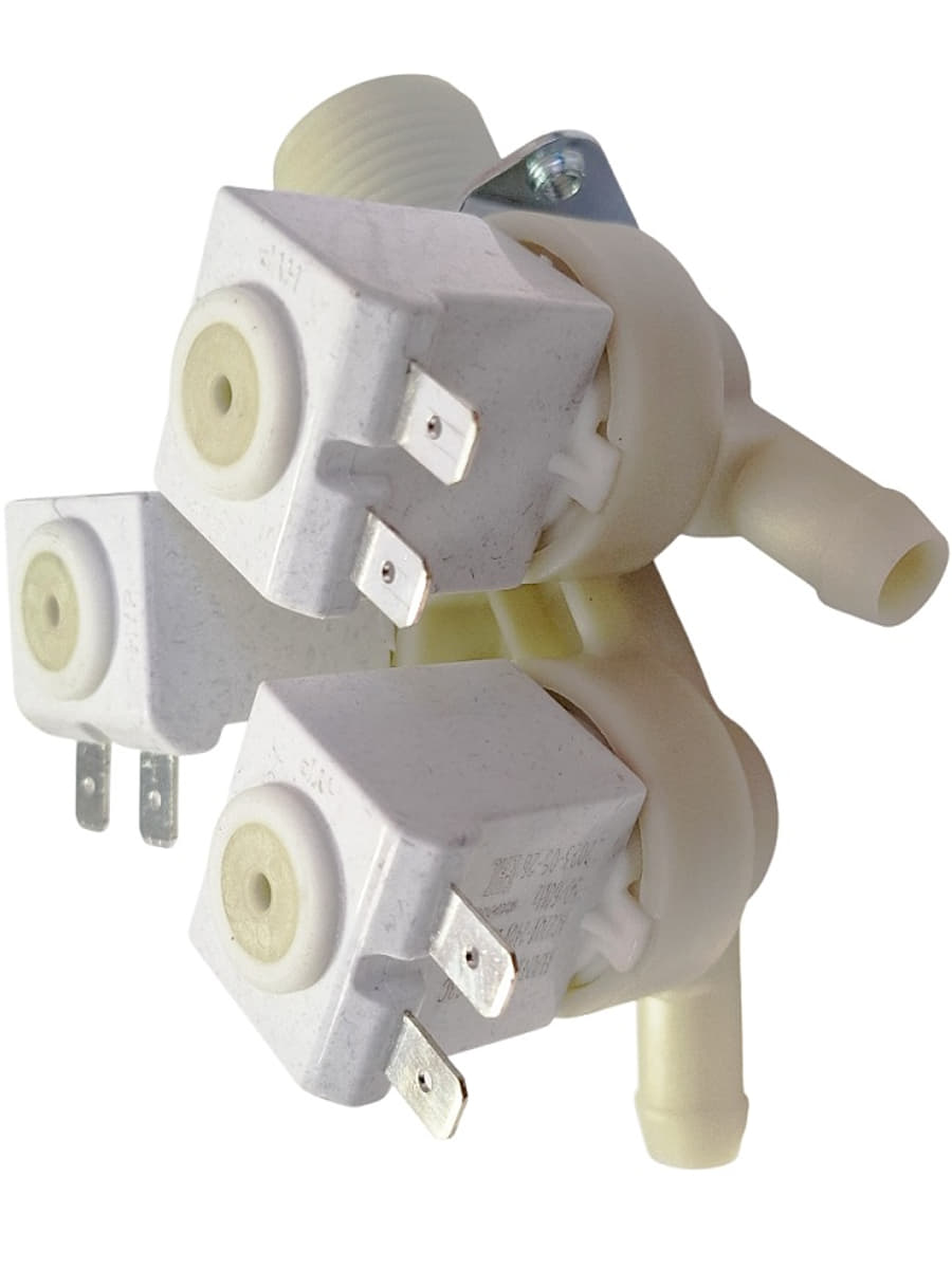 картинка Hanyu 9021069 (WV-63C) клапан электромагнитный наливной (КЭН) 3w-180 градусов для стиральной машины от магазина Интерком-НН