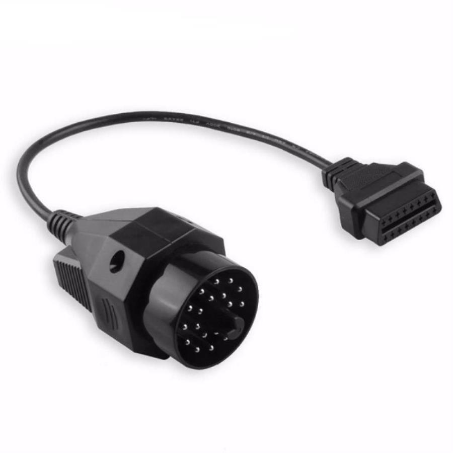 картинка Кабель-переходник диагностического разъема BMW 20pin на OBDII 16pin для автомобиля от магазина Интерком-НН