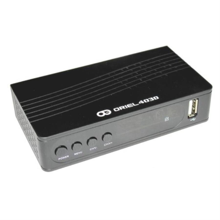 картинка Oriel 403D Ресивер DVB-T2/C приставка для приема цифрового телевизионного сигнала  от магазина Интерком-НН