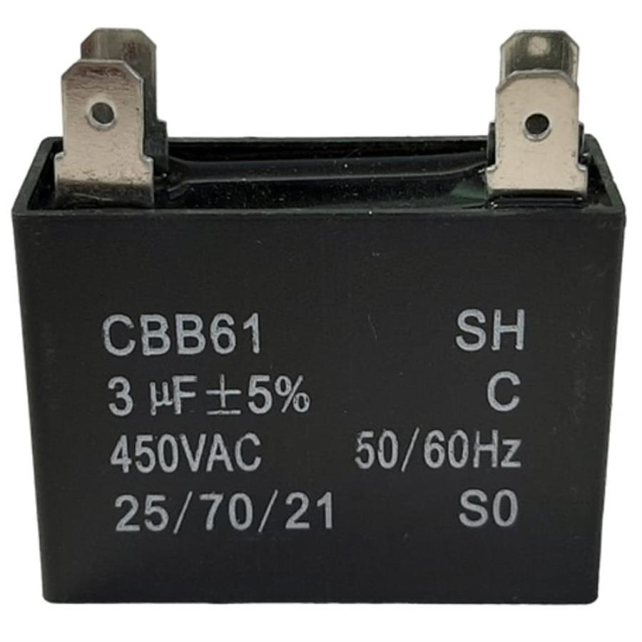 картинка Пусковой конденсатор CBB61 3мкф, 450В для кондиционера  от магазина Интерком-НН