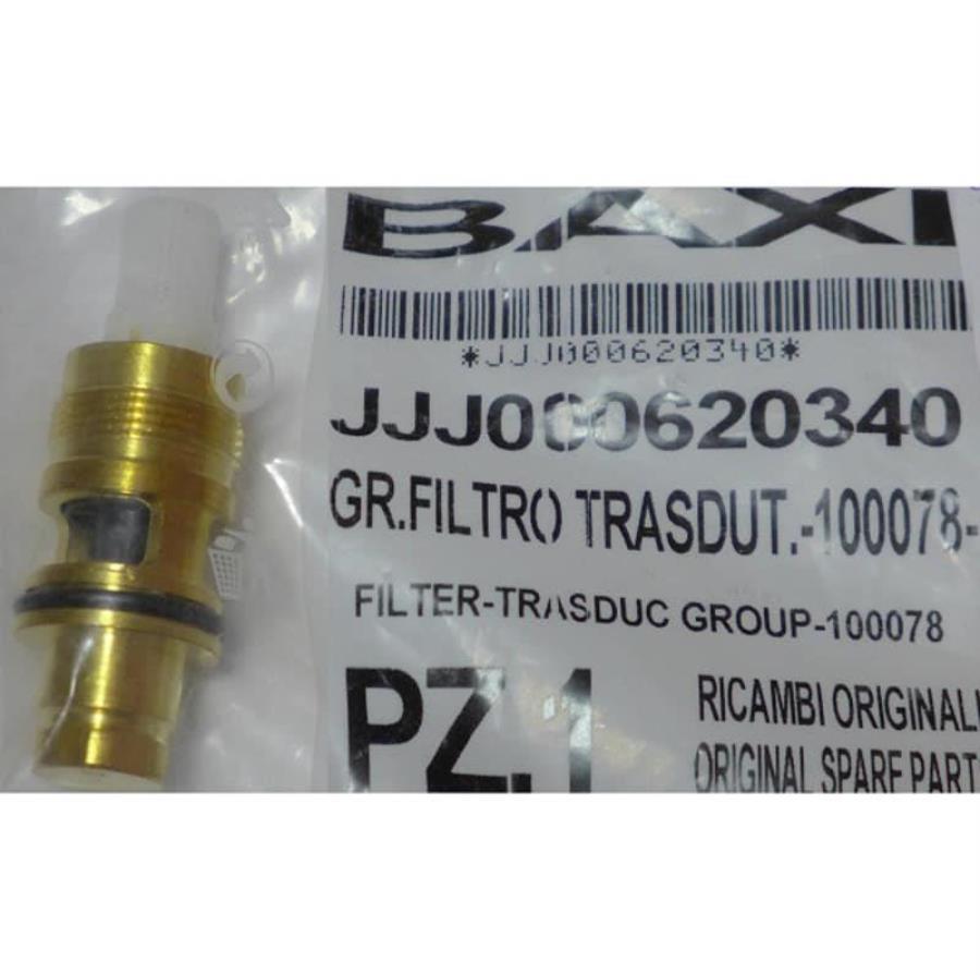 картинка Baxi 620340 Датчик протока ГВС в сборе (фильтр и турбина) BAXI LUNA-3, ECO FOUR от магазина Интерком-НН