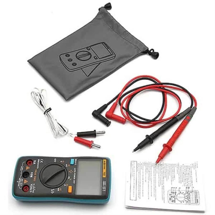 картинка Richmeters RM102 Цифровой мультиметр, до  60 мОм, 1000 Вольт, 10 Ампер, питание батареи: 2×1.5V AAA от магазина Интерком-НН