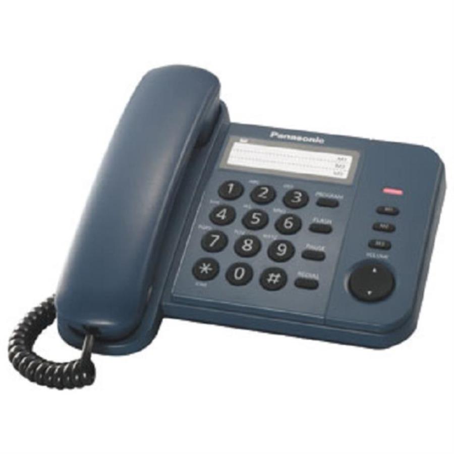 картинка Panasonic KX-TS2352RUC проводной телефон, цвет синий от магазина Интерком-НН