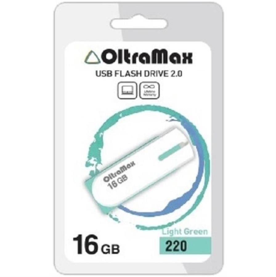 картинка Память USB 16Gb OltraMax 220 светло-зелёный (OM16GB220-light green) от магазина Интерком-НН