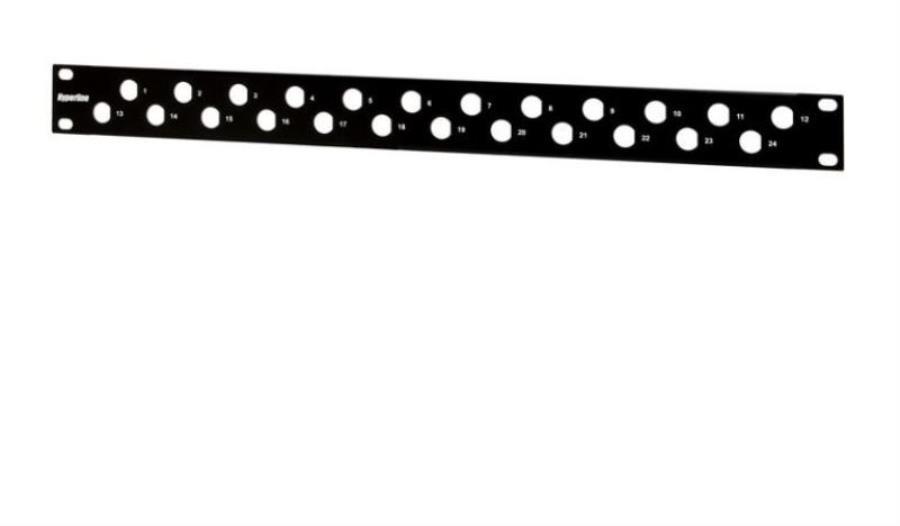 картинка PPBL-BNC-19-24BNC 19" патч-панель Hyperline, 1U 24-порта без модулей от магазина Интерком-НН