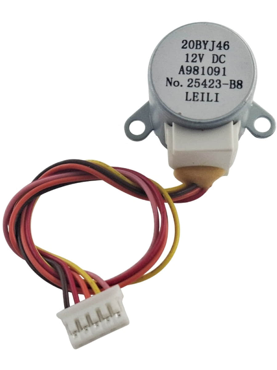 картинка Panasonic CWA981091 (20BYJ46) электродвигатель привода жалюзи DC12V разъем PH2 внутреннего блока  от магазина Интерком-НН