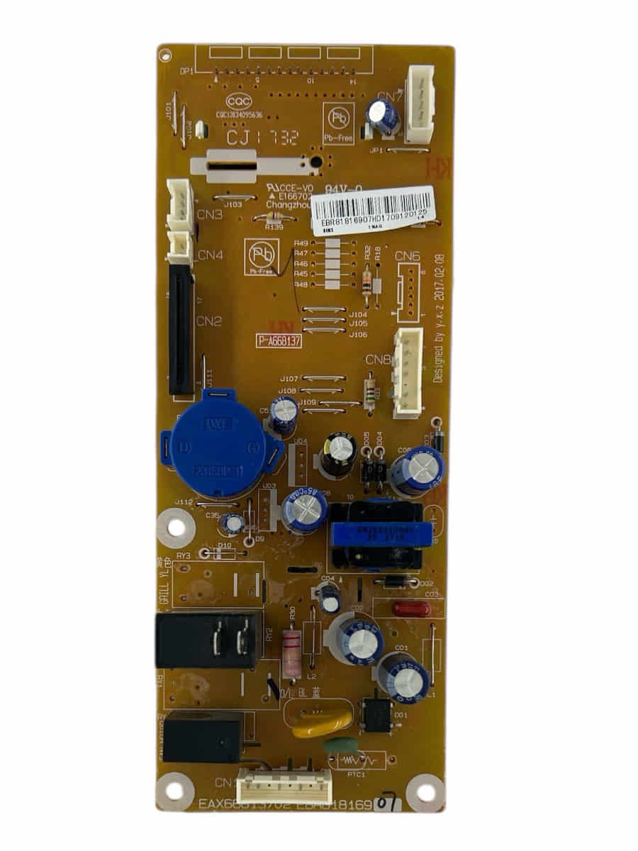 картинка LG EBR81816907 БУ (USED) Плата управления для микроволновой печи MS2595FISW от магазина Интерком-НН