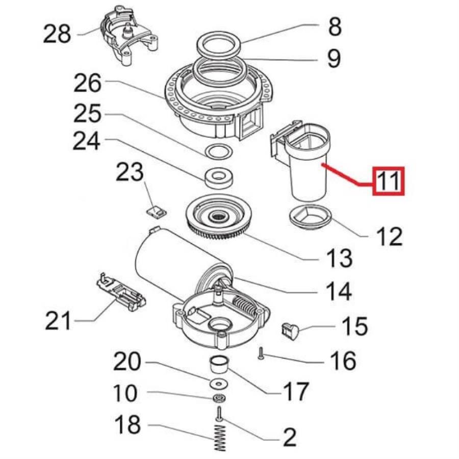 картинка Philips 11026355 кофевод горизонтальной кофемолки Saeco от магазина Интерком-НН