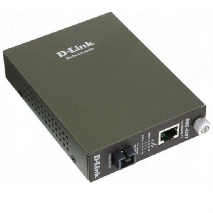 картинка DMC-920T D-Link (ТХ: 1550 нм; RX: 1310 нм) SC, 20км Медиаконвертер 10/100BASE-TX и 100BASE-FX  от магазина Интерком-НН