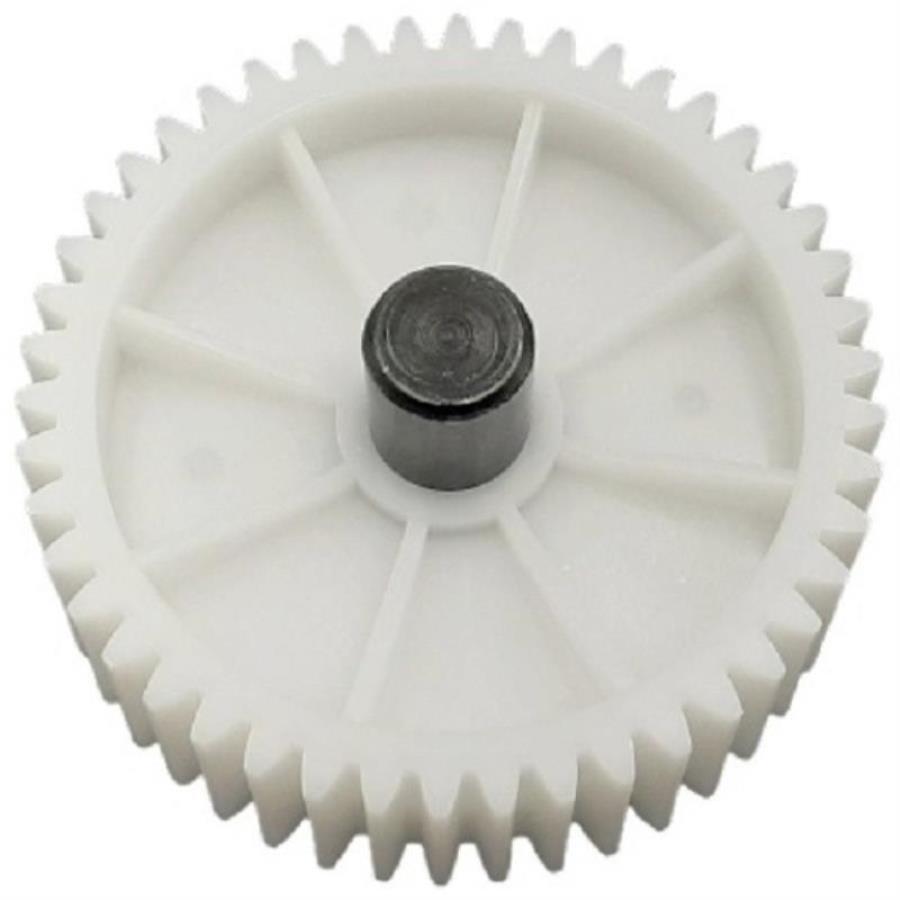 картинка Шестерня большая с валом (вариант №1) D=82/16мм, H=72/22мм, 46 прямых зубьев для мясорубки  от магазина Интерком-НН