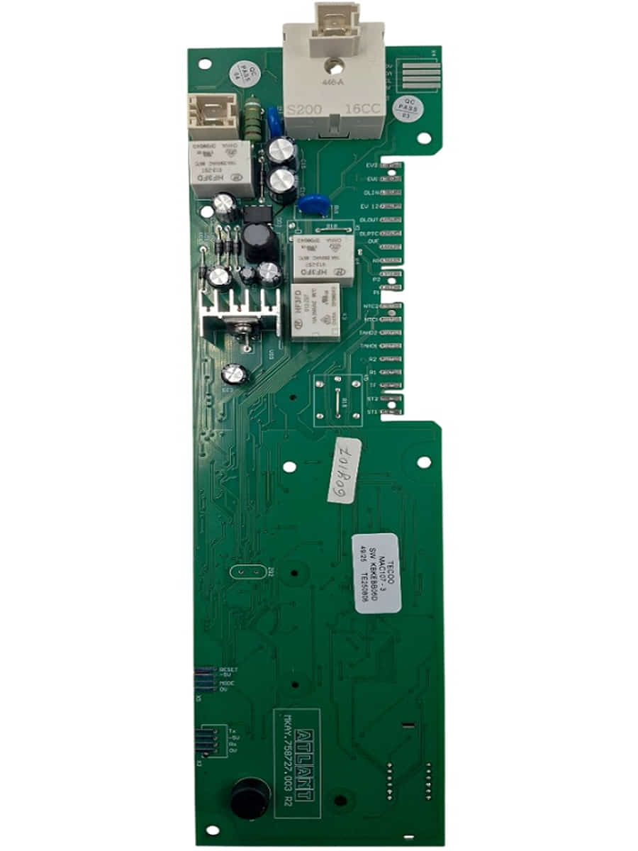 картинка Atlant 908081400118 (MAC107-3) модуль управления с дисплеем и кнопками для стиральной машины 60У107 от магазина Интерком-НН