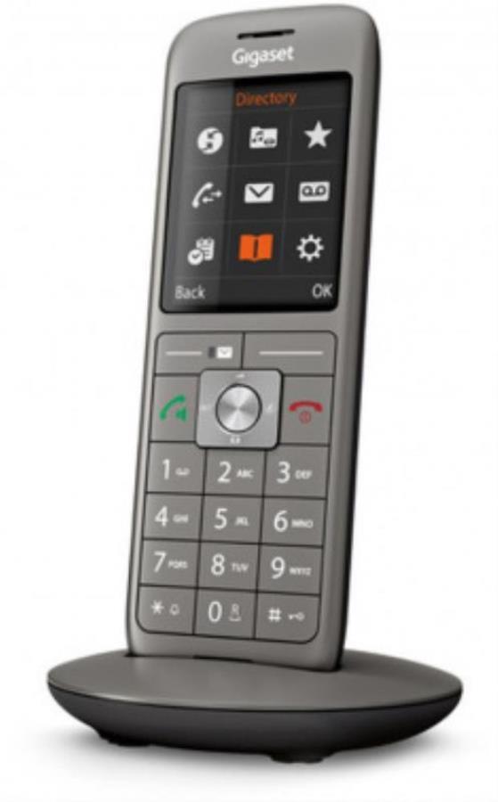 картинка Трубка доп. Dect Gigaset CL660HX HSB RUS черный для CL660 от магазина Интерком-НН