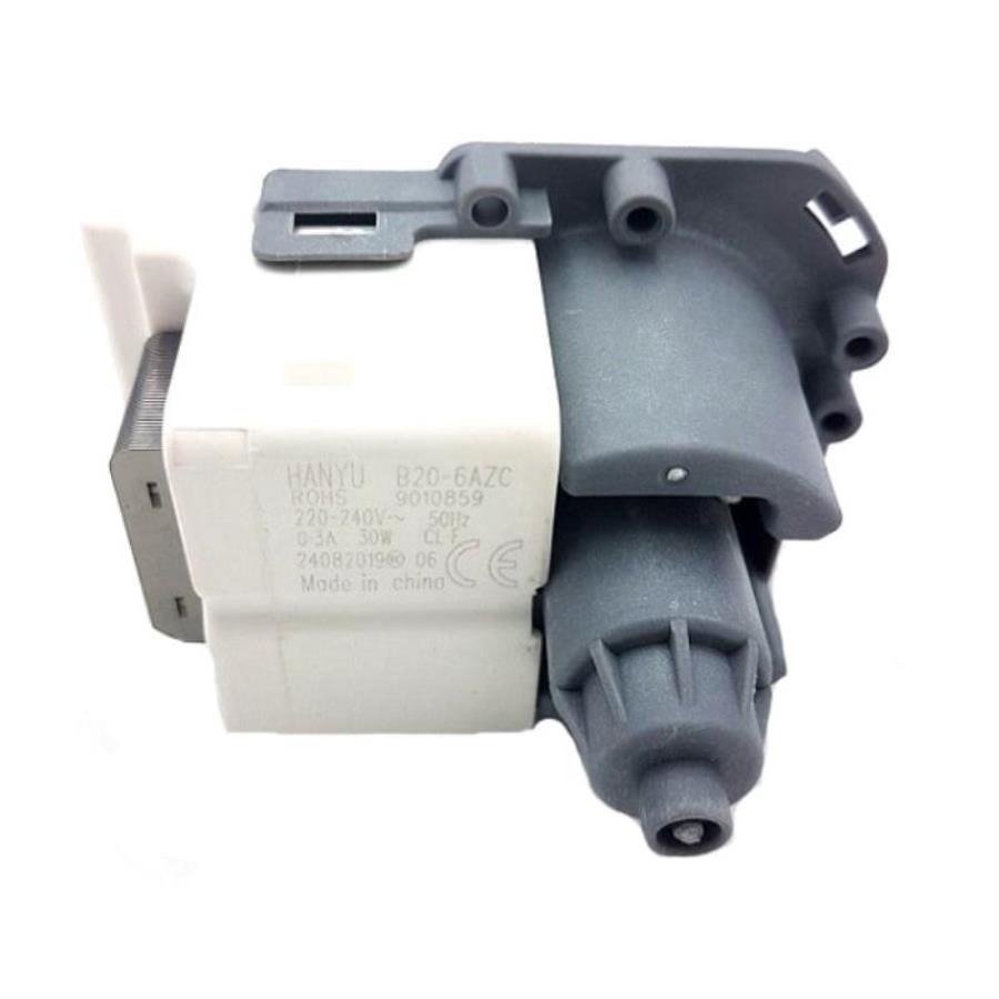 картинка Hanyu 9010859 (B20-6AZC, 9010206) сливной насос (помпа) 30Вт, 0.3A для стиральной машины Bosch Maxx от магазина Интерком-НН