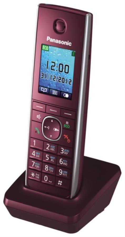 картинка Panasonic KX-TGA855RUR - Дополнительная трубка DECT (радиотелефон) , цвет: Красный  от магазина Интерком-НН