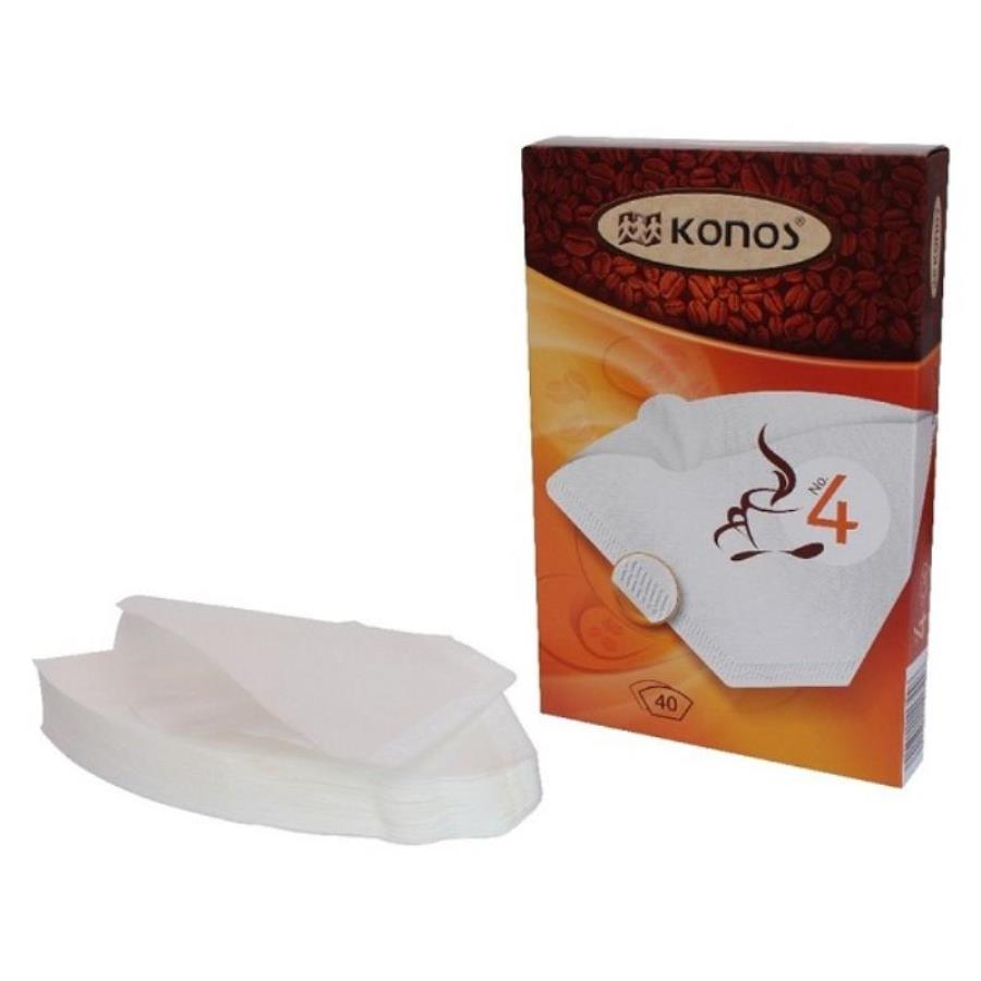 картинка KONOS N4 Одноразовые фильтры для кофеварки бумажные (уп. 100 шт)  от магазина Интерком-НН