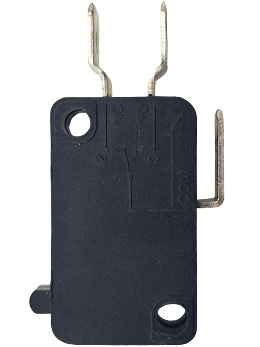 картинка Микропереключатель 3-х контактный KW3 (черный) 250V 16(5)A для микроволновой печи (СВЧ) от магазина Интерком-НН