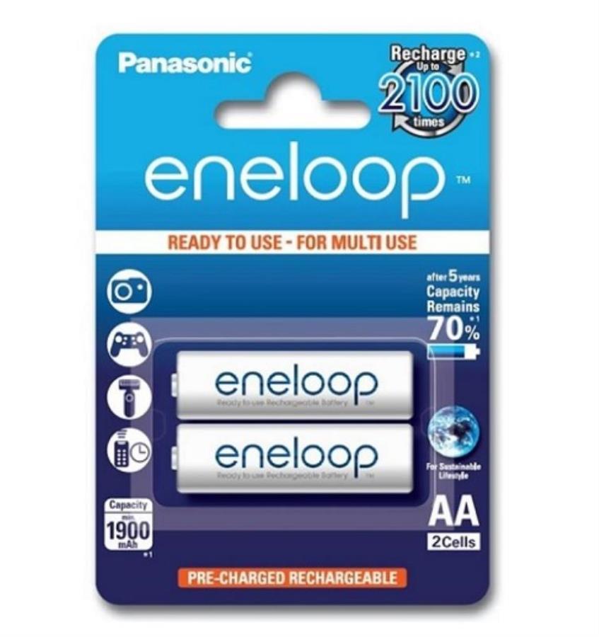 картинка Panasonic eneloop BK-3MCCE/2BE Аккумулятор 1900mAh AA BL2 от магазина Интерком-НН