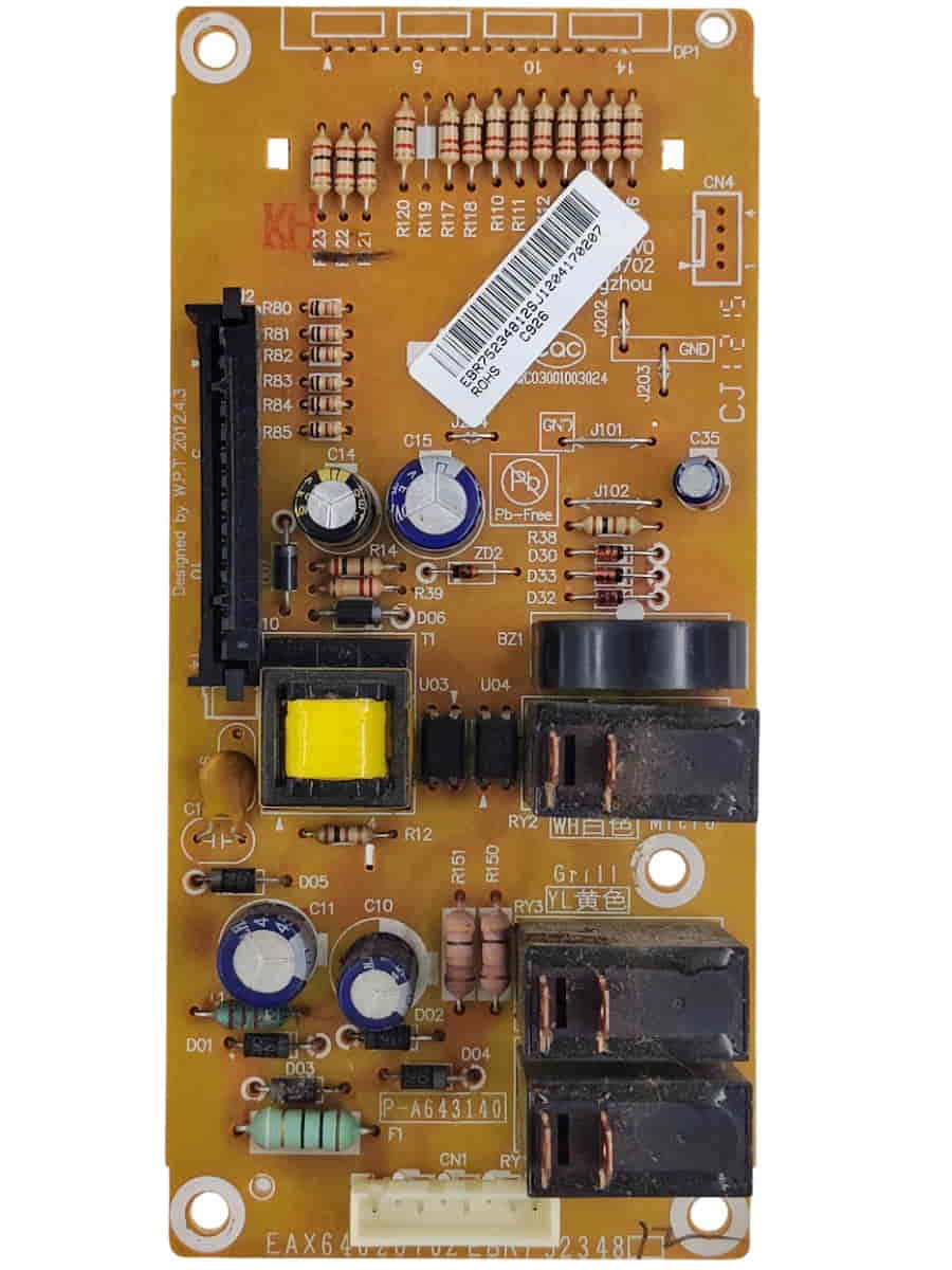 картинка LG EBR75234812 БУ (USED) Плата управления для микроволновой печи MB4044JL от магазина Интерком-НН