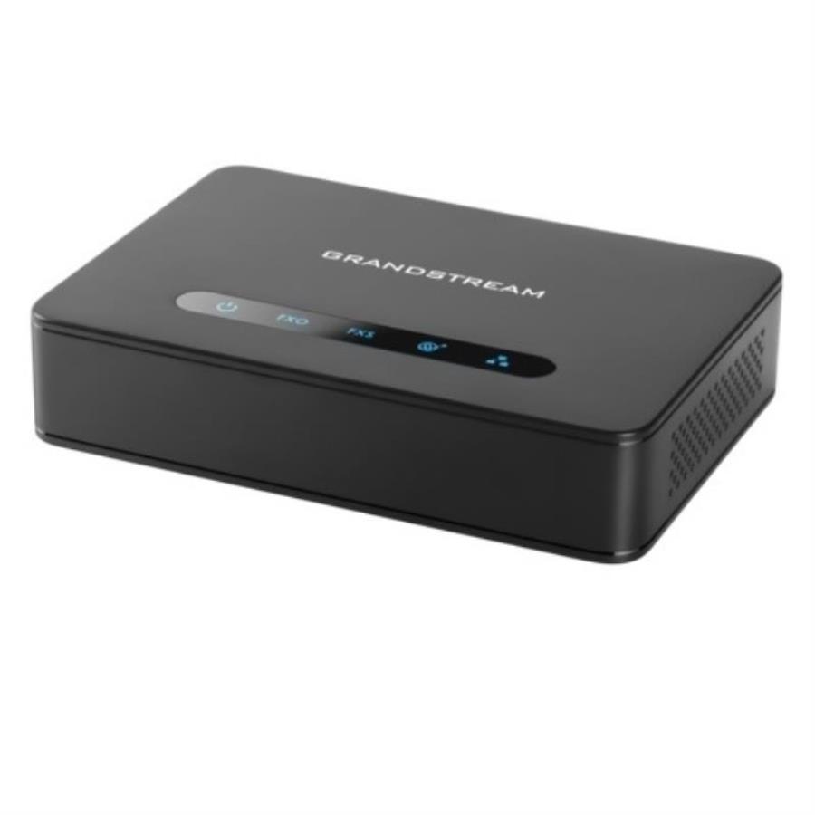 картинка Grandstream HT-813 Аналоговый телефонный адаптер, 2 SIP аккаунта, 1xFXS, 1xFXO, 1xLAN, 1xWAN порт от магазина Интерком-НН