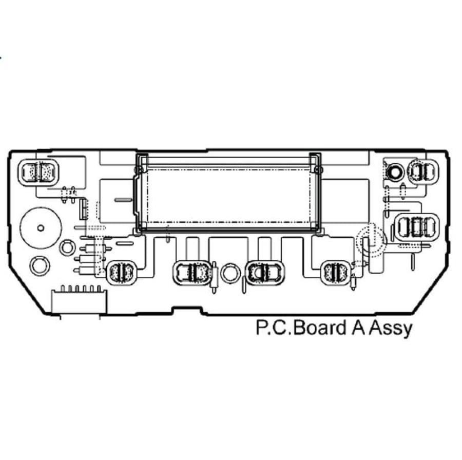 картинка Panasonic ADR30K188 плата дисплея и управления (P.C.Board A assy) хлебопечки SD-2511WTS от магазина Интерком-НН